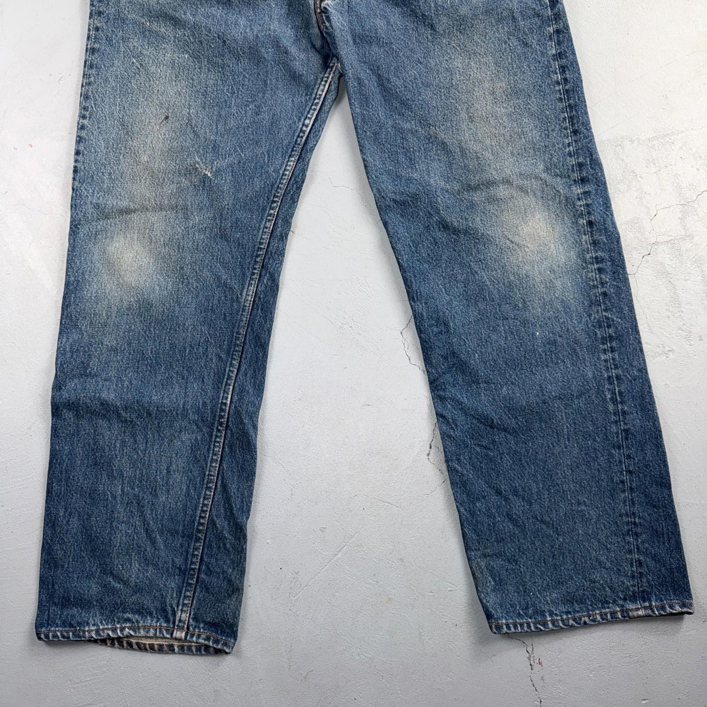 Levis 501 Vintage 80s USA XX Straight Leg Jeans Blue Med Wash 42x32 Act 38x28