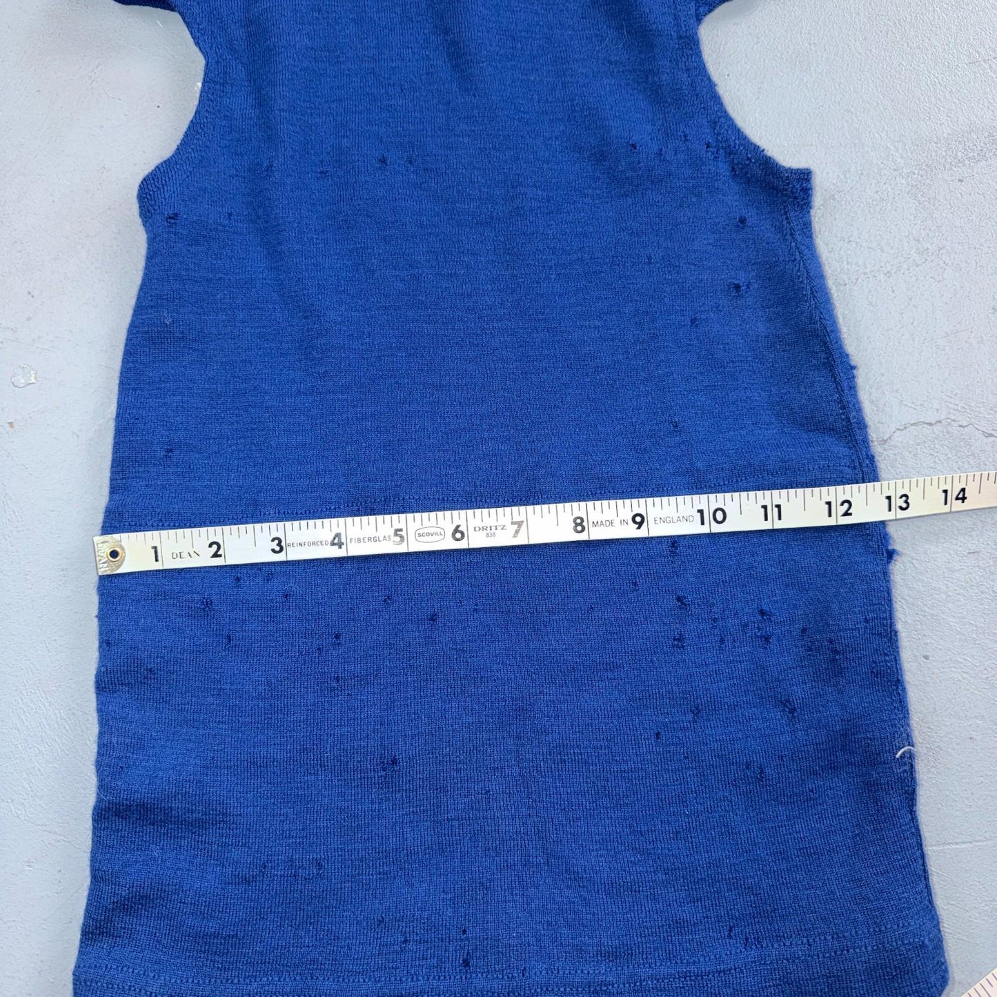 VTG Women's 20s Blue Wool Swimming Suit 920s Swimsuit JC Penneys 1920s Art Deco