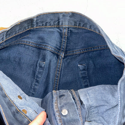 Levis 501 Vintage 90s USA XX Straight Leg Jeans Blue Overdyed 33x30 Act 32x29
