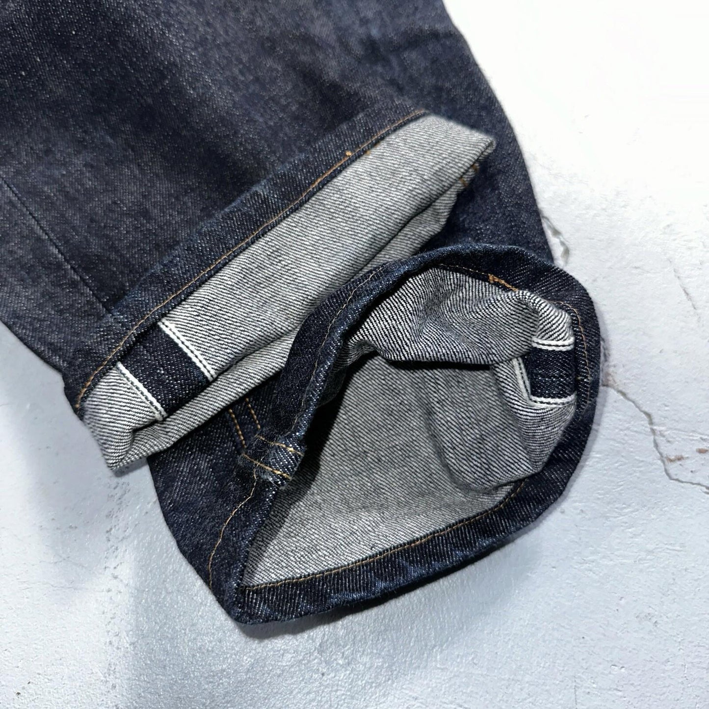 Brave Star Jeans Mens 30x30 Blue Selvedge Cone Denim Dark Wash Button Fly