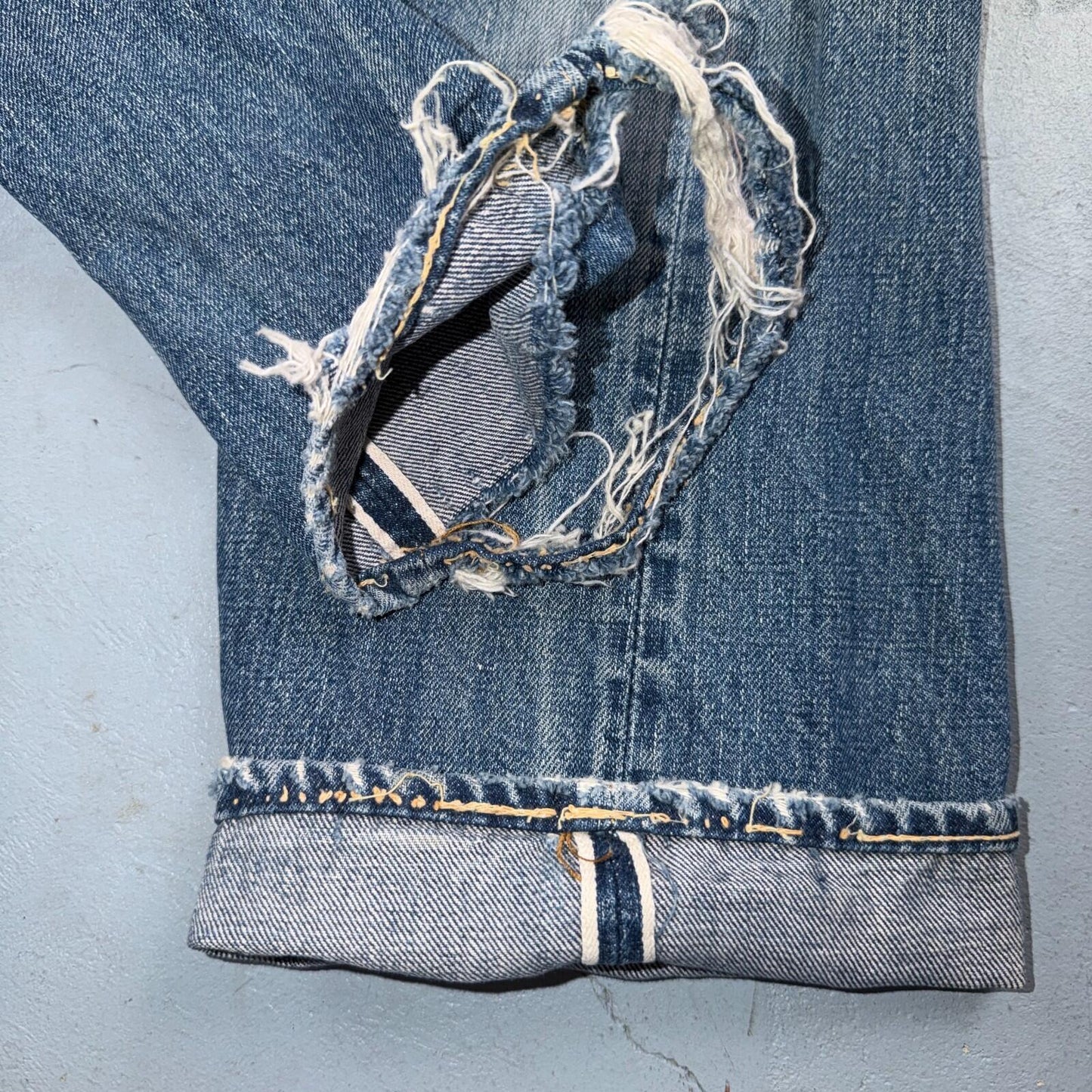 Levis 501 Big E Vintage 60s Redline Selvedge USA XX 1960s Jeans 66 Act 27x29