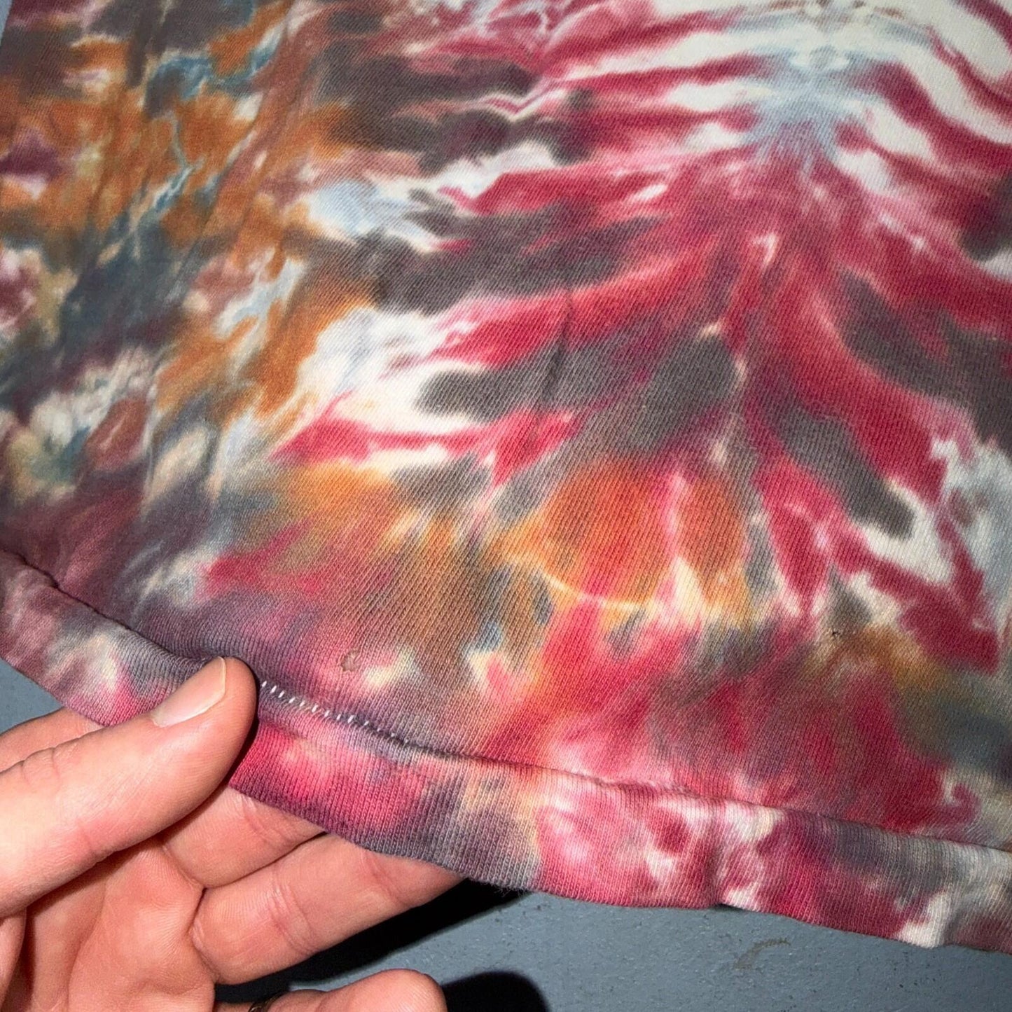 Tie Dye Native American Tribal VTG T Shirt 80s Hanes Beefy Art Single Stitch