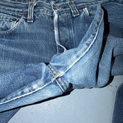 Levis 501 Vintage 80s Redline Selvedge USA XX Jeans Light Wash 29x32 Act 28x29