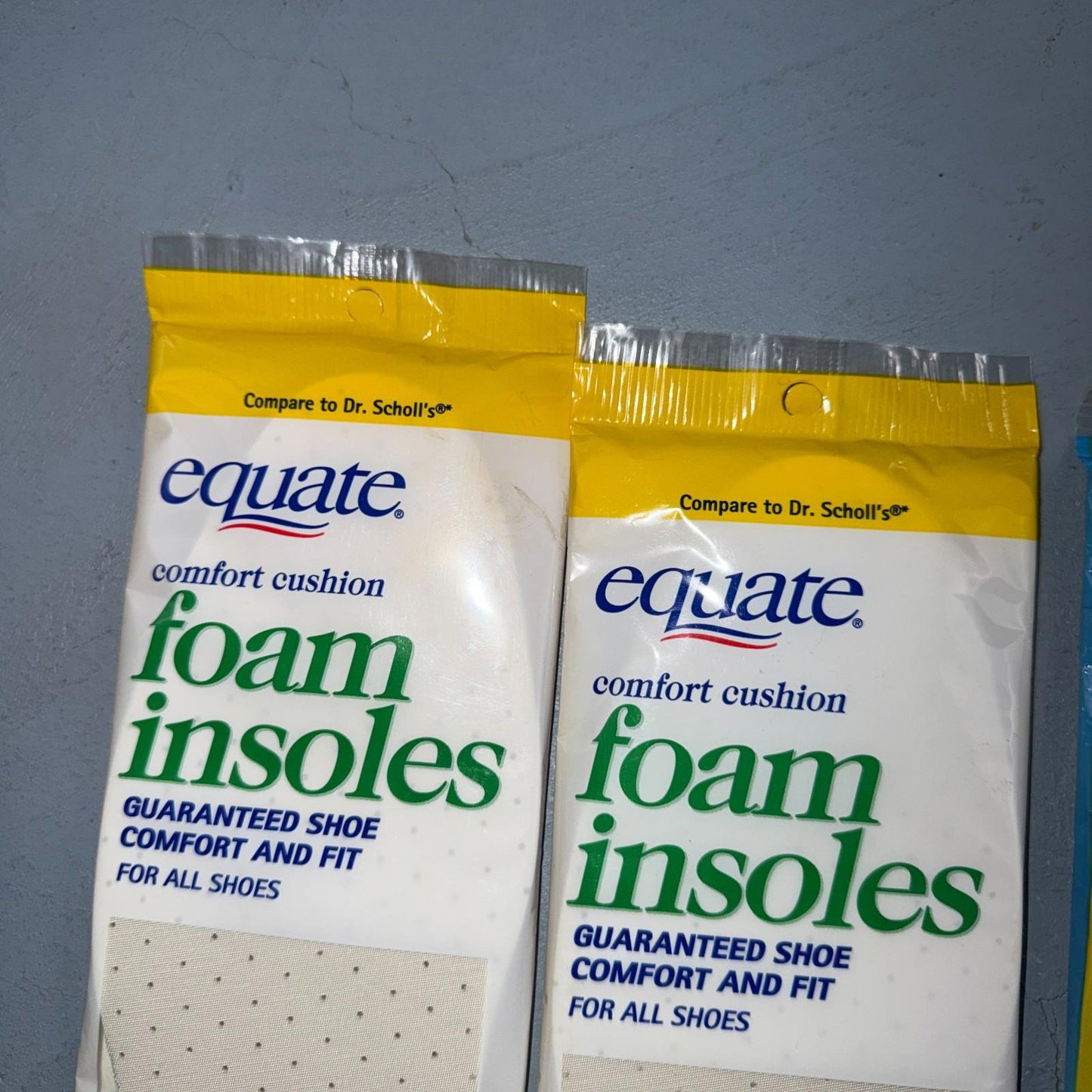 3 Equate Comfort Cushion Foam Insoles Unisex Men Up To Sz 13 Women Up To Sz 10