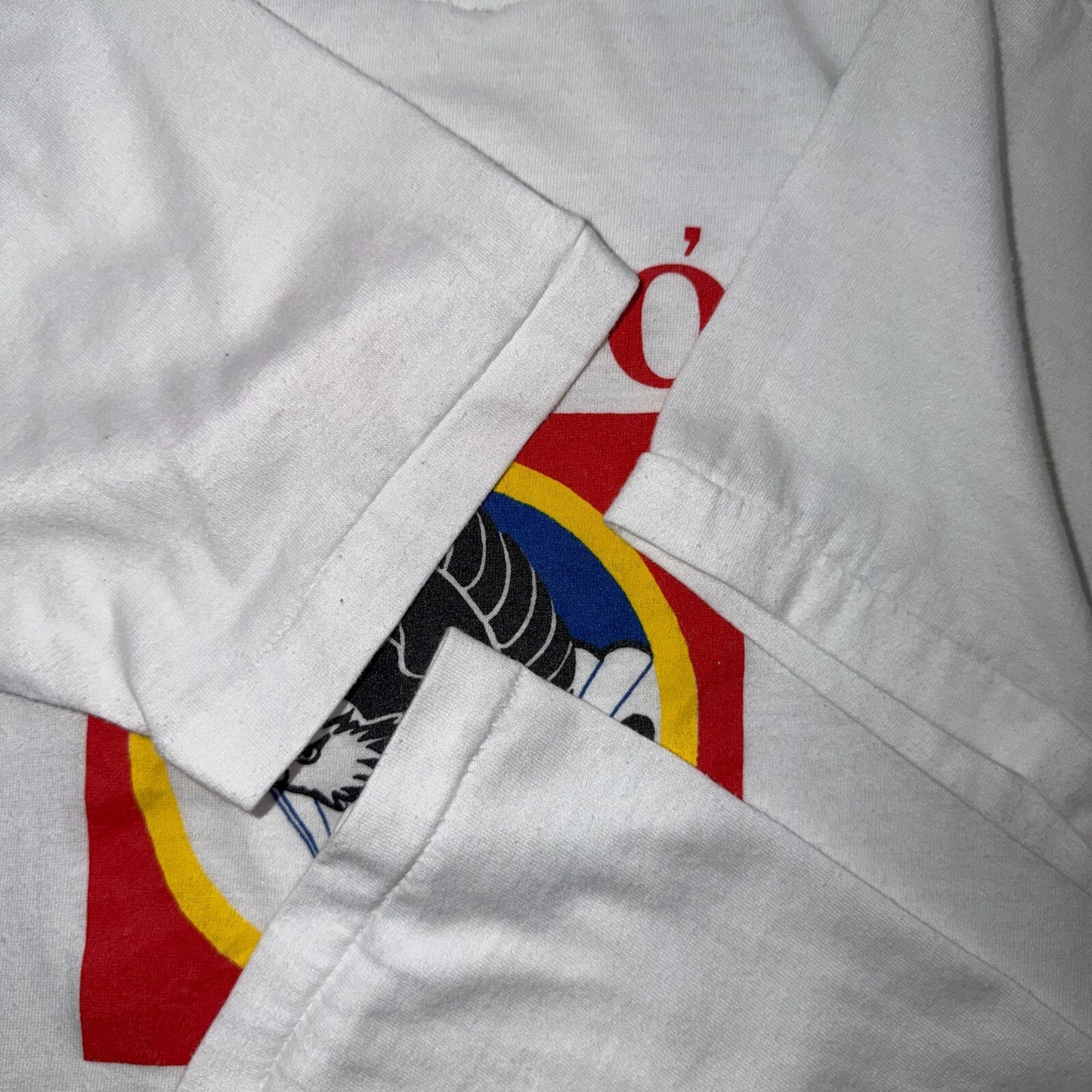 VTG 90s Mu Do Vietnam Airborne Paratrooper Eagle Military T Shirt White Army