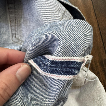Levis Vintage 80s Redline Selvedge USA 501 XX Jeans Light Wash 33x36 Act 30x34