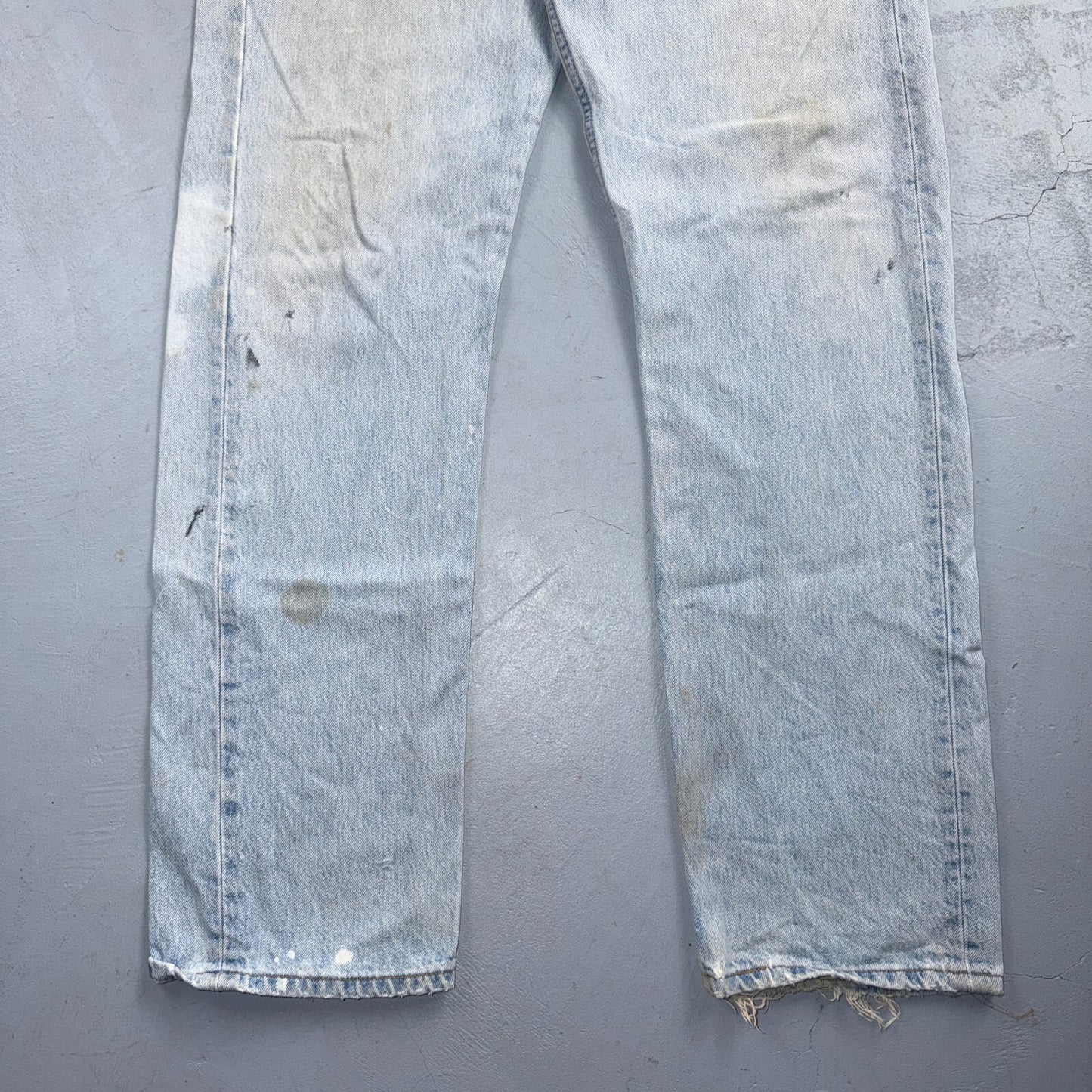Levis 501 Vintage 90s Y2K XX Straight Leg Jeans Blue Light Wash 36x34 Act 35x32
