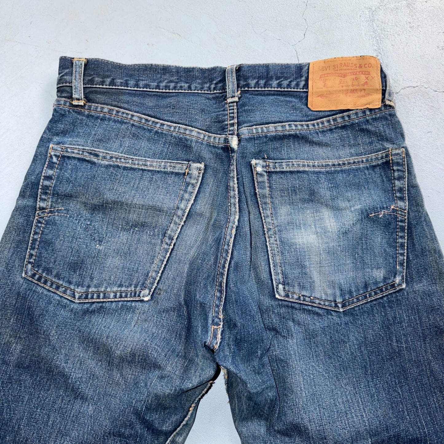 Levis 505 Big E Vintage 60s Redline Selvedge USA XX 1960s Jeans 501 Act 31x28