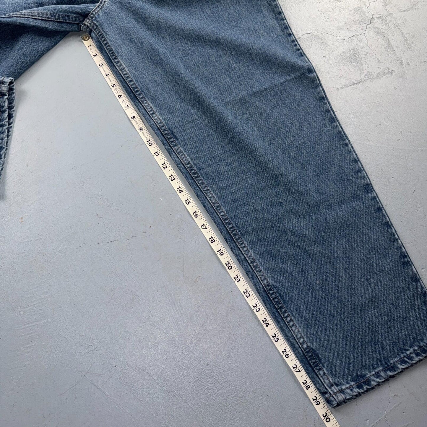 Levis NOS Vintage 90s Silvertab Baggy Loose Denim Jeans USA Blue Mens DS 36x30