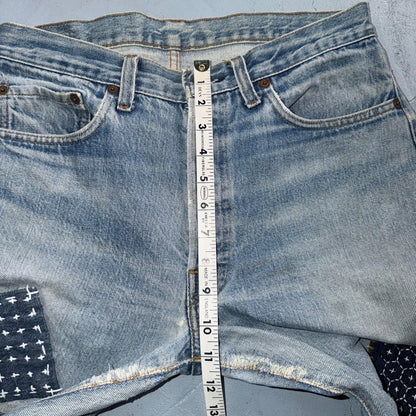 Levis 501 Vintage 80s Redline Selvedge USA XX Jeans Light Wash 34x32 Act 32x30