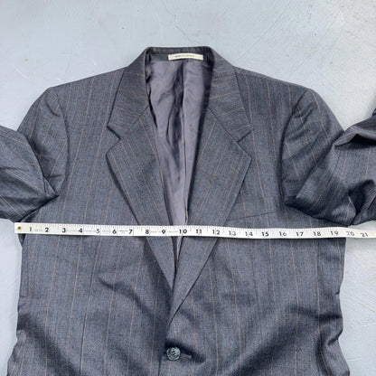 YSL Yves Saint Laurent Vintage Gray Grodin Jacket 38 Blazer Coat France Suit 80s