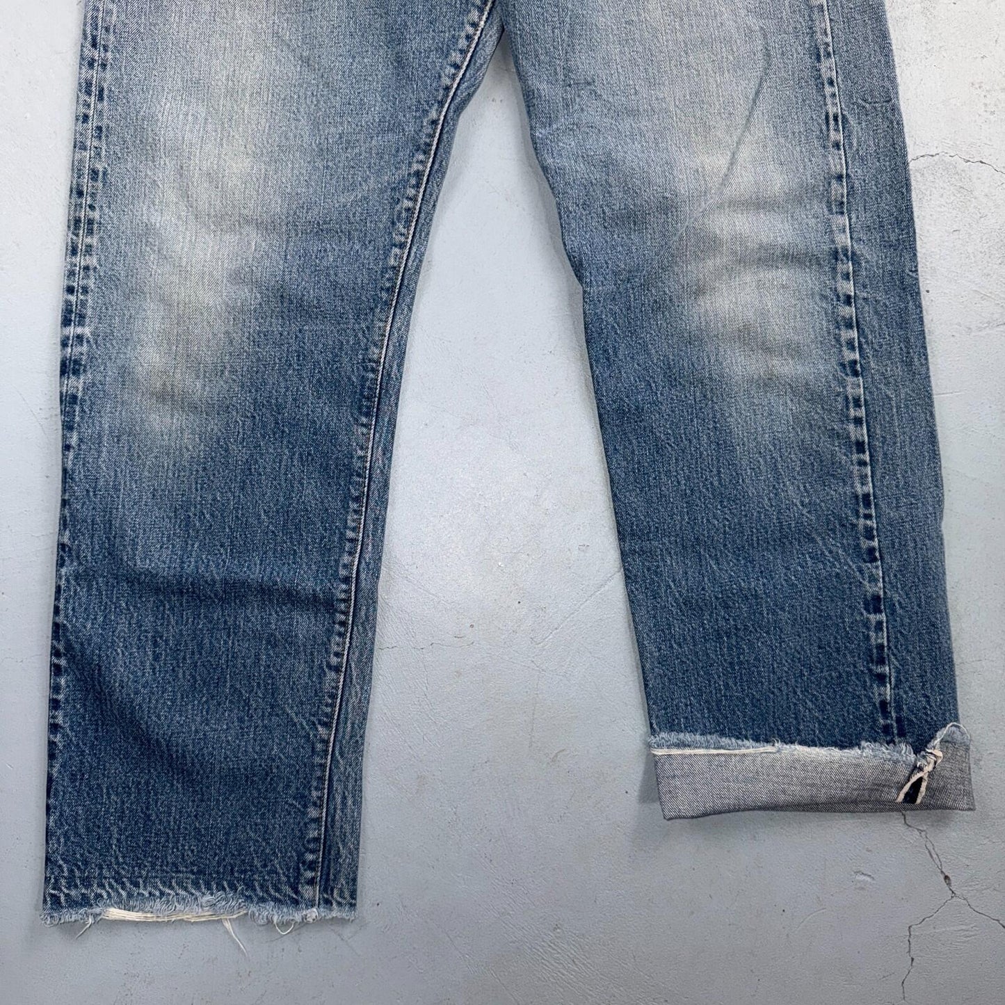 Levis 501 Vintage 70s SS Redline Selvedge USA XX Jeans Light Wash 38x33 Ac 35x29