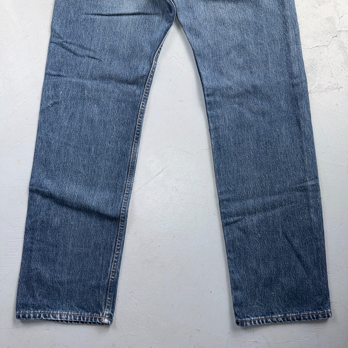 Levis 501 Vintage 90s USA XX Straight Leg Jeans Blue Med Wash 33x34 Act 31x31
