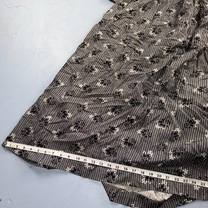 Antique Edwardian 1800s Calico Day Dress House Farm Dress Victorian 1900s Lace