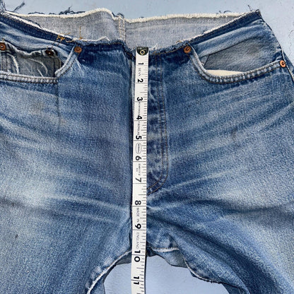 Levis 501 Vintage 80s Redline Selvedge USA XX Jeans Med Wash 31x36 Act 30x30
