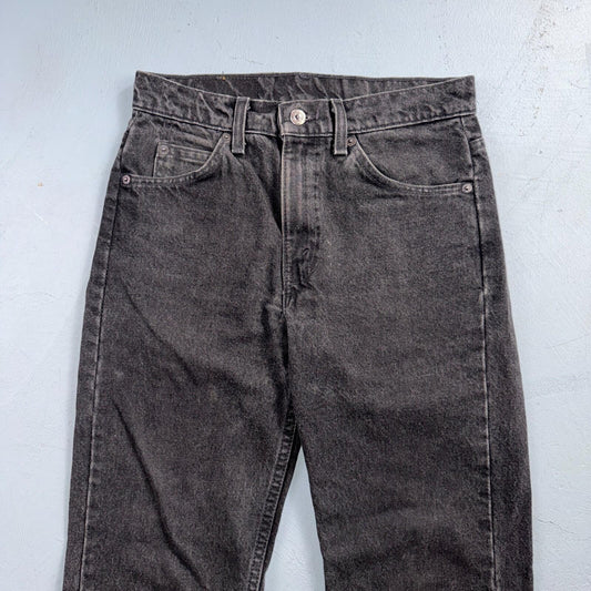 Levis 505 Vintage 90s 40505 Orange Tab Black Jeans 29x32 USA 1990s Act 28x28