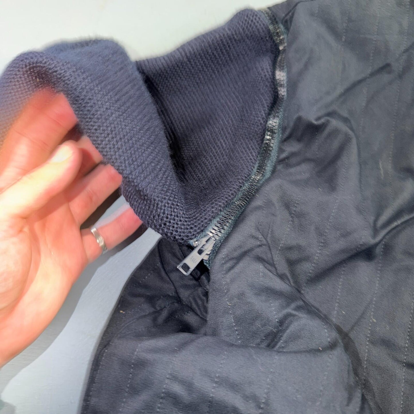 Paul & Shark Yachting Wool Revesible Heavy Jacket Removable Sleeves Italy Vest