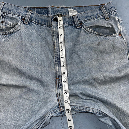 Levis 505 Vintage 90s Orange Tab Jeans 36x32 Thrashed Light Wash 501 Act 33x31