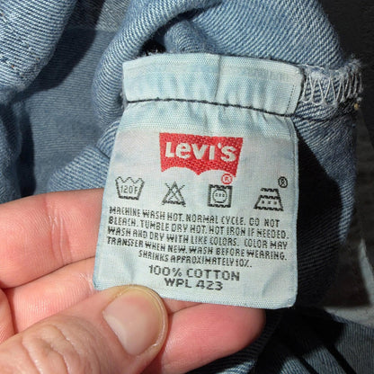 Levis 501 Vintage Y2K Mexico Straight Leg Jeans 35x34 90s Light Wash Act 32x29