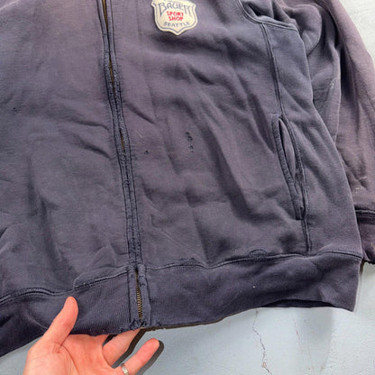 Eddie Bauer Sport Shop Full Zip Track Coach Jacket Thrashed Japan Large