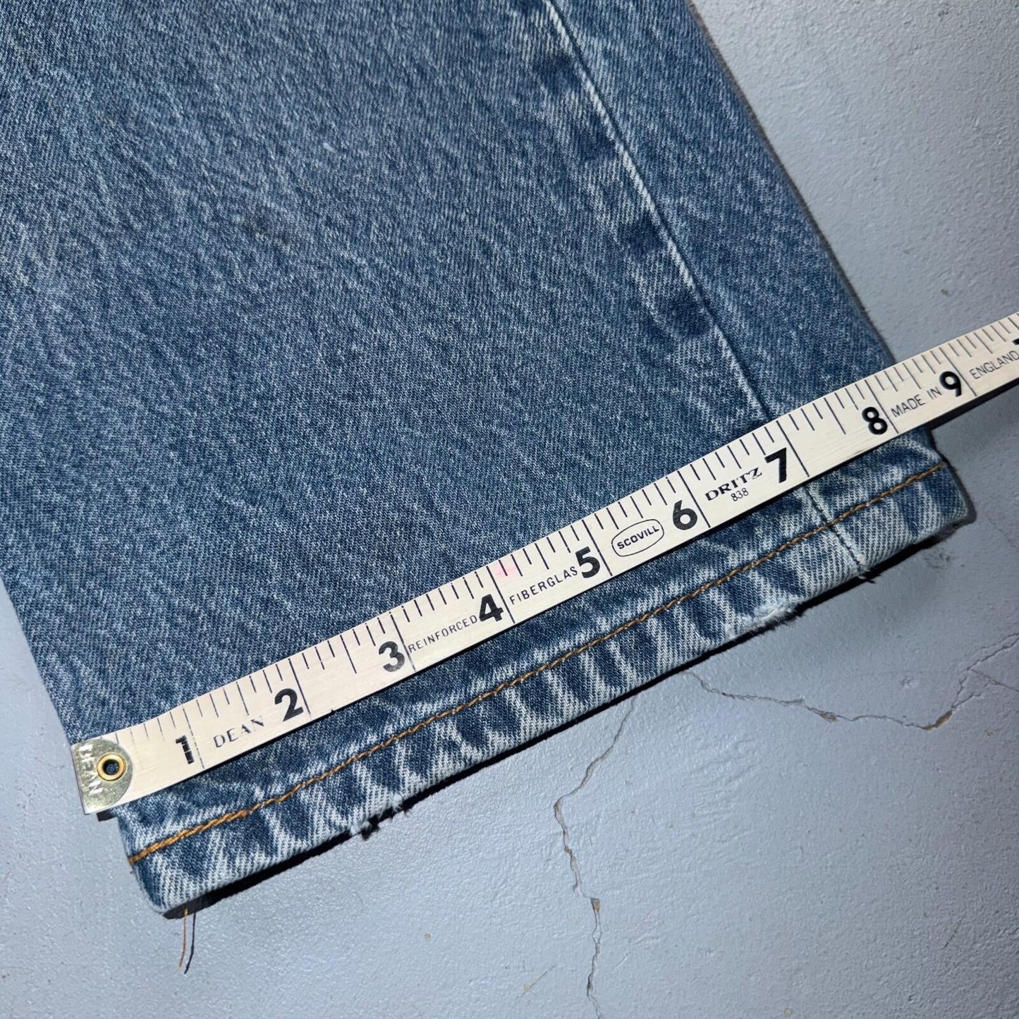 Levis 501 Vintage Y2K XX Straight Leg Jeans Blue Light Wash 35x34 Act 33x31