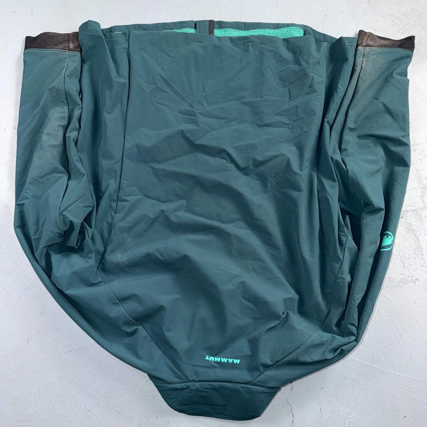 Mammut Womens SofTech Jacket Windbreaker Soft Shell Full Zip Pockets Green XL