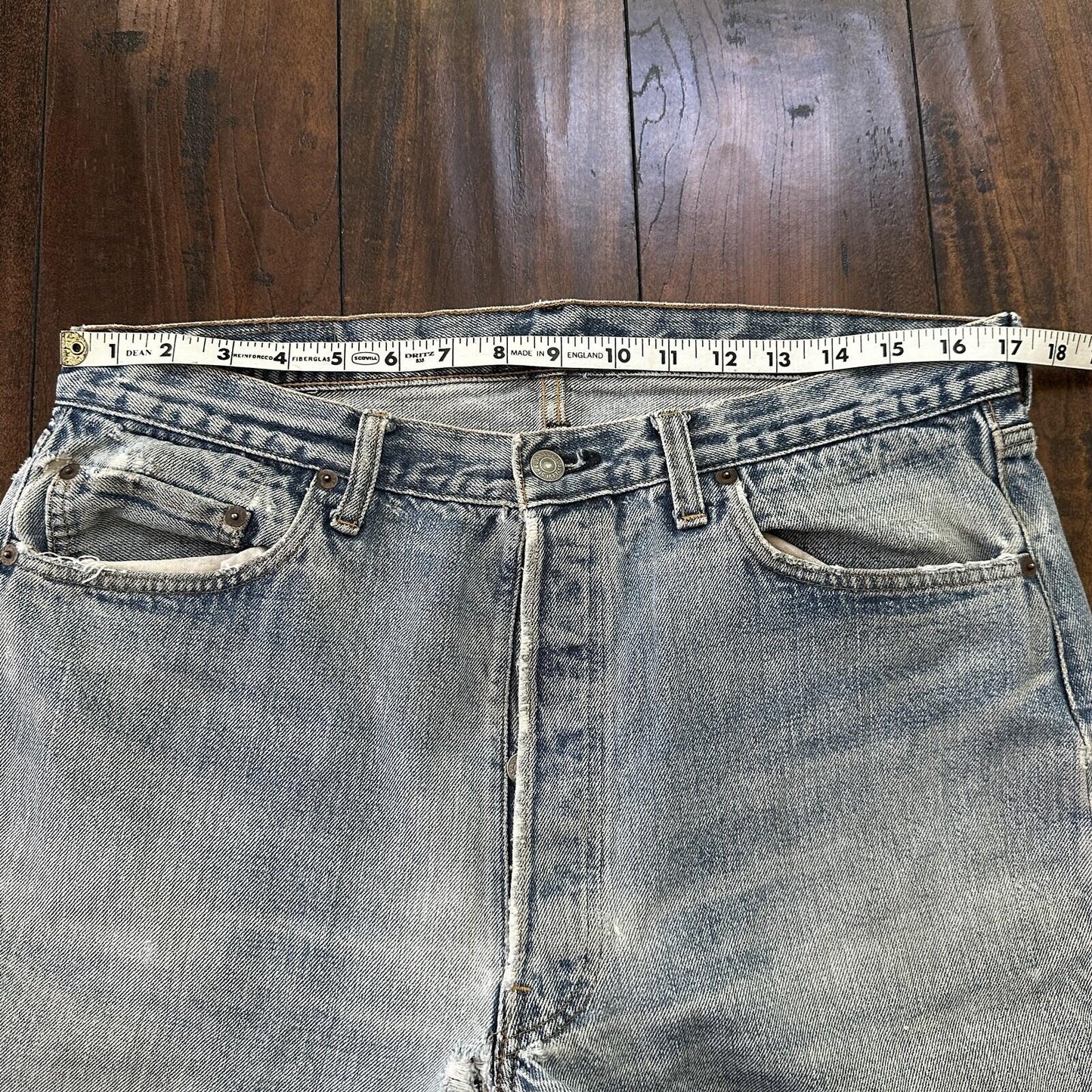 Levis VTG 70s SS Redline Selvedge USA 501 XX Jeans 66 80s 38x33 Act 34x27 CUT