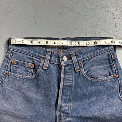 Levis 501 Vintage 80s Redline Selvedge USA XX Jeans Dyed Wash 28x36 Act 26x31
