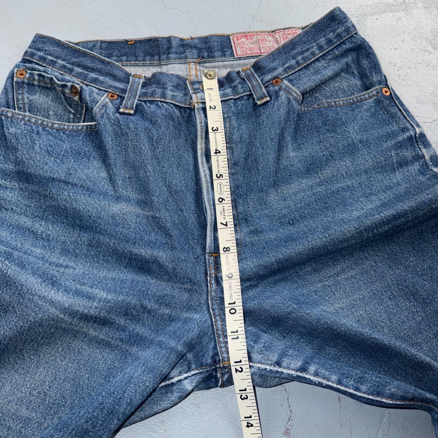 Levis 501 Vintage 80s USA XX Straight Leg Jeans High Rise Sz 13 Womens Act 28x31