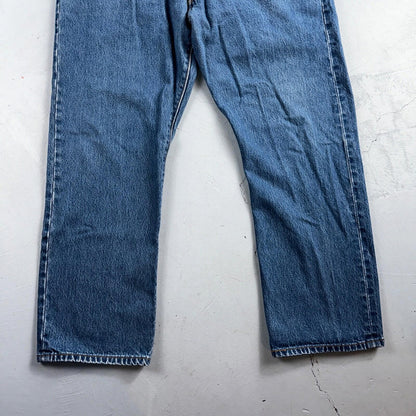 Levis 501 Vintage Y2K XX Straight Leg Jeans Blue Med Wash 42x32 Act 39x28