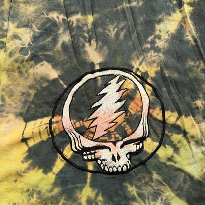 Grateful Dead VTG 90s Tie Dye Dress Sleeveless S/M Cotton Festival Deadhead RARE
