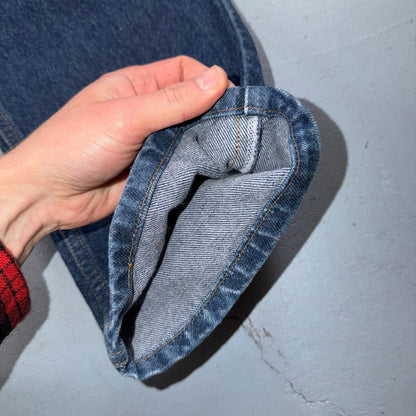 Levis 505 Vintage 90s Red Tab Straight Blue Jeans Med Was 34x34 Act 32x33