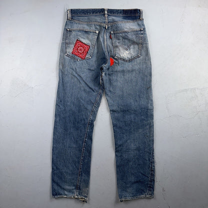 Levis 501 Big E Vintage 60s Redline Selvedge USA XX 1960s Jeans 66 Act 31x30