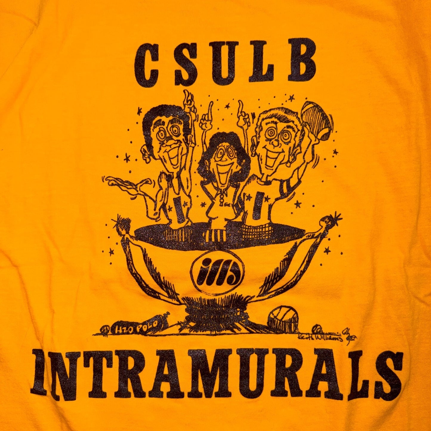 VTG 70s CSULB Intramurals Long Beach State University College Sports Graphic T S
