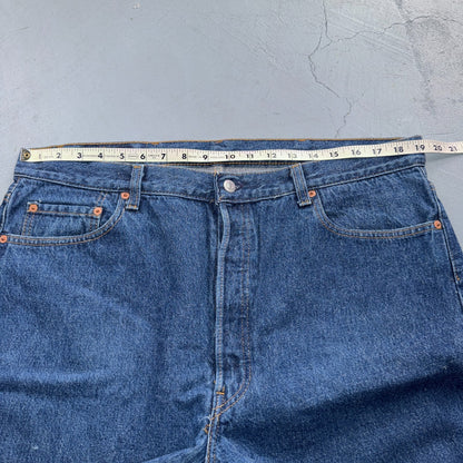 Levis 501 Vintage 80s USA XX Straight Leg Jeans Blue Dark Wash 40x34 Act 38x30