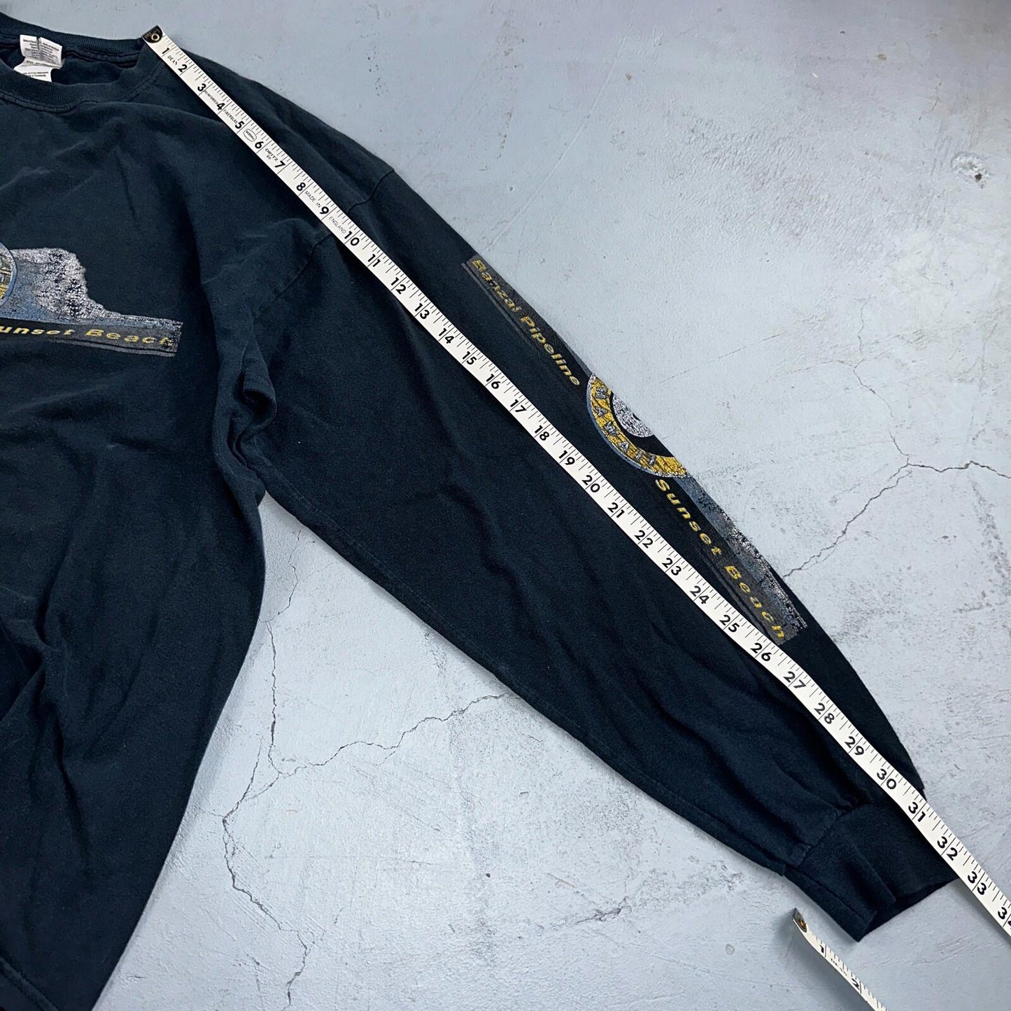 Banzai Pipeline Long Sleeve XL VTG T Shirt Rock Band Music Grunge Ying Yang Y2K