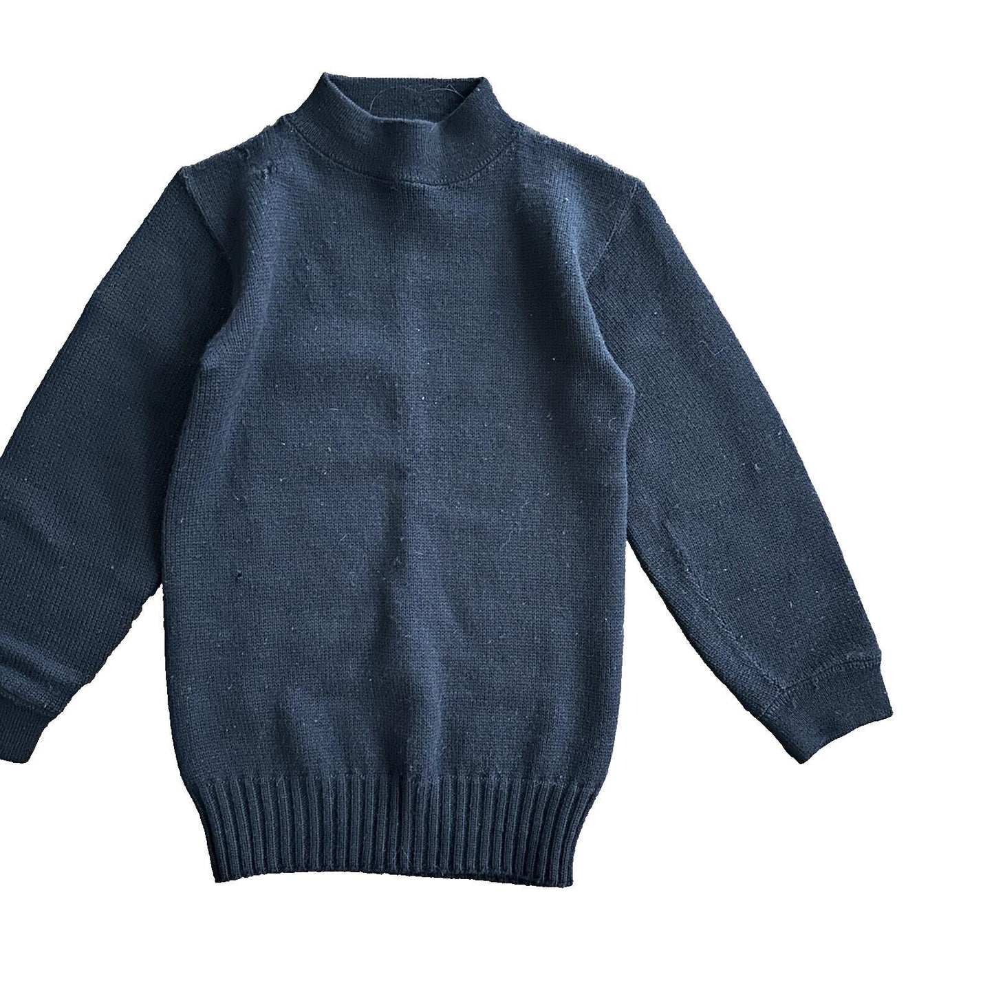 Vintage WW2 WWII USN Navy Deck Watch Wool Sailor's Sweater 1940s 40s Knit Rare