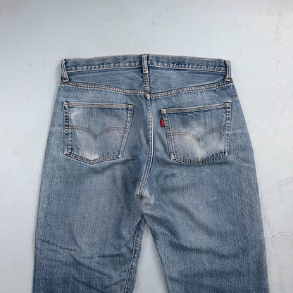 Levis 501 Vintage 70s SS Redline Selvedge USA XX Jeans Light Wash 38x33 Ac 35x29