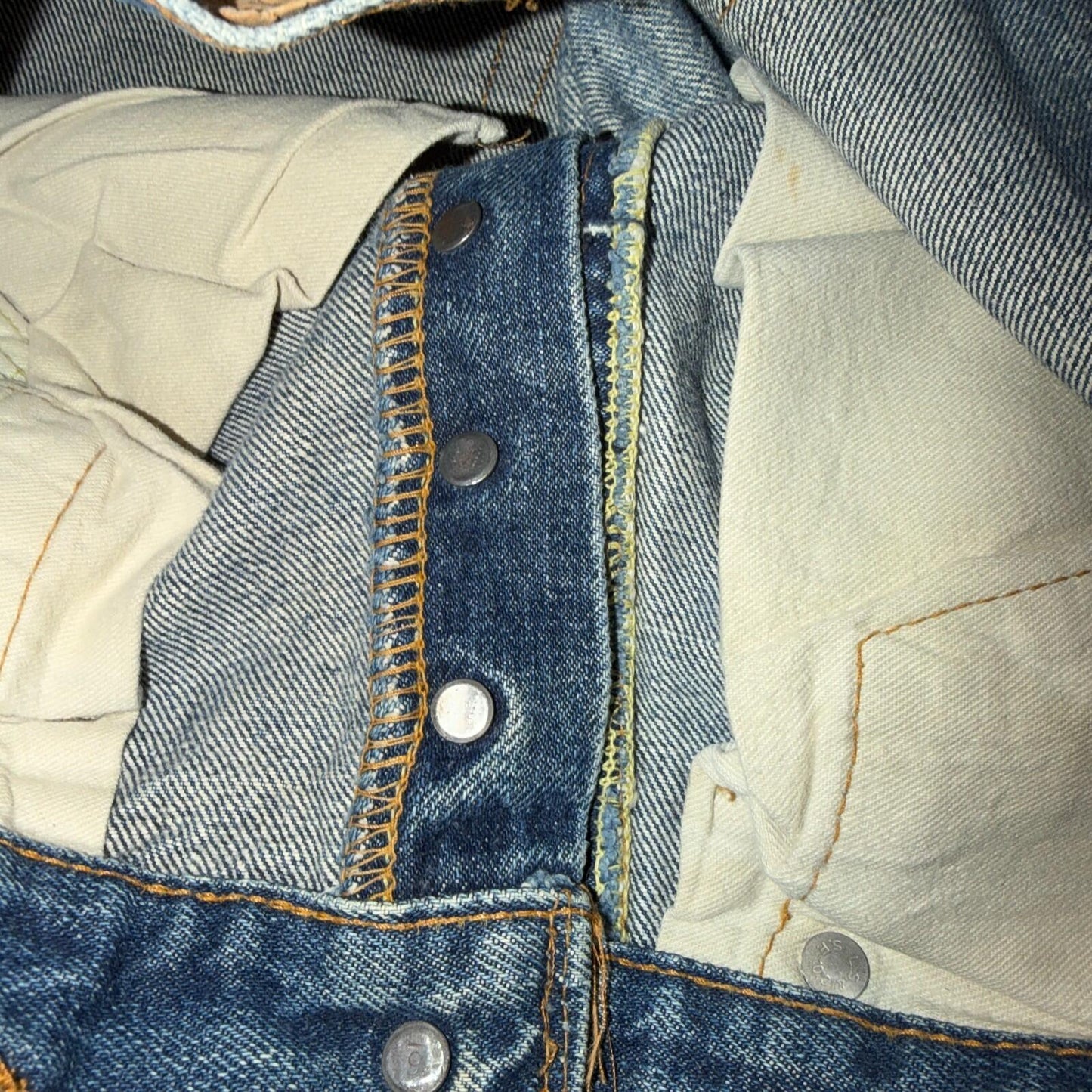 Levis 501 Vintage 70s SS Redline Selvedge USA XX Jeans Light Wash 31x33 Ac 30x29
