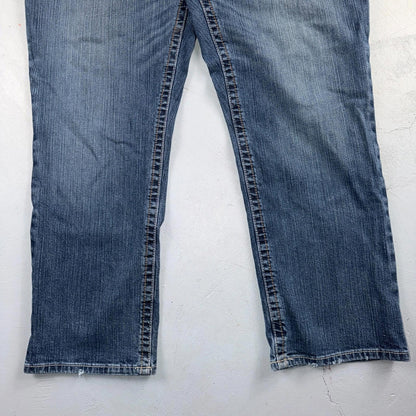 Ariat M4 FR Jeans Mens Blue Flame Resistant Cat 2 Relaxed Boot Cut 42x30 Denim