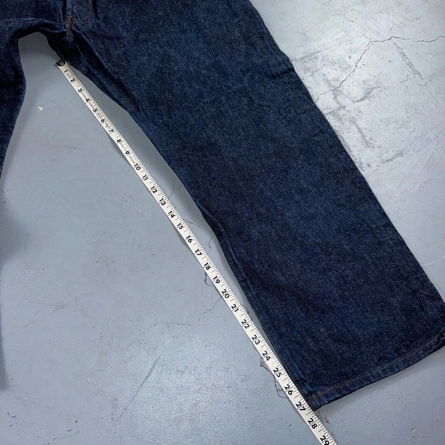 Levis 501 Vintage 80s USA XX Straight Leg Jeans Blue Dark Wash 46x30 Act 40x27