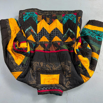 Hand Made Fashion 60s 70s Talon Vintage Ski Jacket Crazy Patterns One of a Kind
