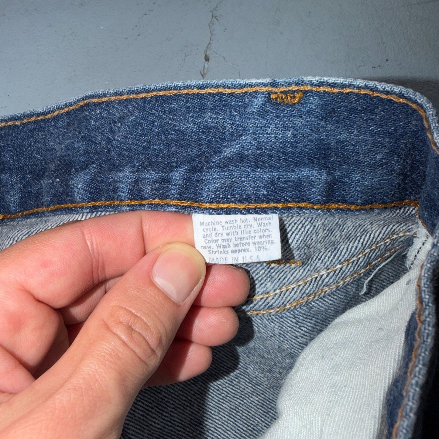 Levis 501 Vintage 80s USA XX Straight Leg Jeans Blue Med Wash 30x32 Act 26x28