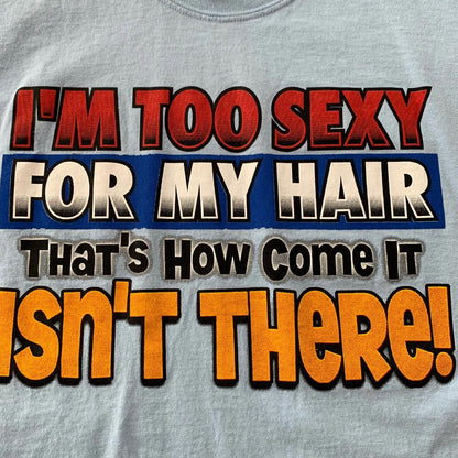 Bald Joke Funny Vintage T Shirt Hair Not There Humor Adult Party Gift Laugh Rap