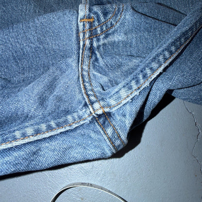 Levis 501 Vintage 90s USA XX Straight Leg Jeans Blue Light Wash 38x31 Act 36x28