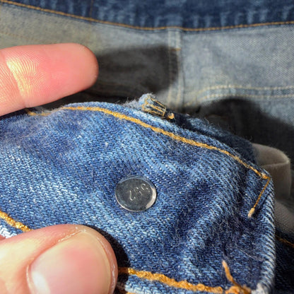 Levis 501 Vintage 80s USA XX Straight Leg Jeans Blue Light Wash 33x33 Act 31x30