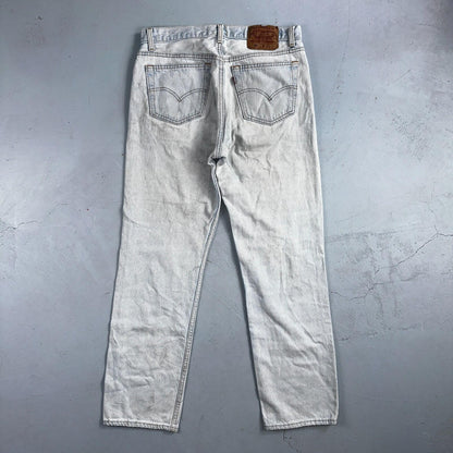Levis 501 Vintage 90s USA XX Straight Leg Jeans Blue Light Wash 33x30 Act 31x29