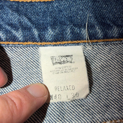 Levis 540 Vintage 90s Y2K Relaxed Fit Jeans Blue Med Wash 40x30 Act 38x29