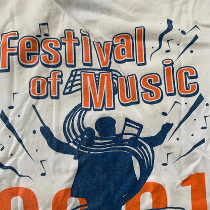 Music Festival 2001 Y2K Vintage T Shirt Jazz Rock Punk Capistrano California