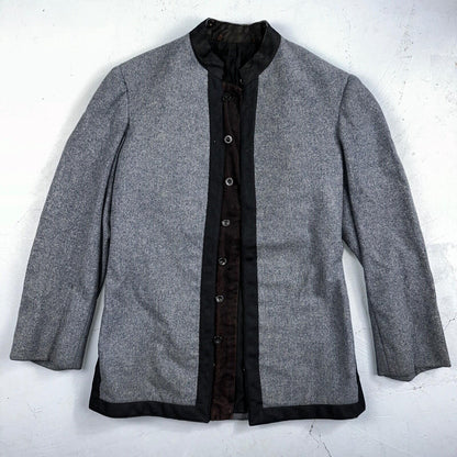 Antique 1900s Union USMA US Military Academy Cadet Uniform Gray Wool Jacket